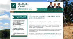 Desktop Screenshot of heathbridge.com