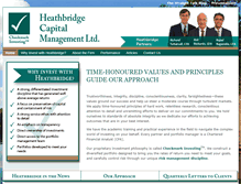 Tablet Screenshot of heathbridge.com